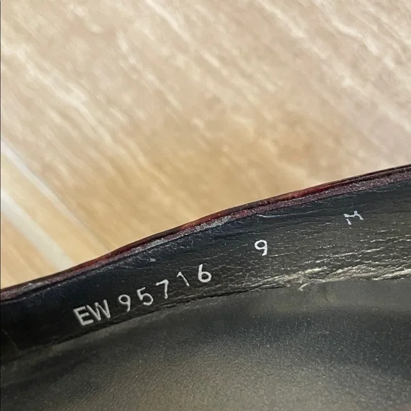 Stuart Weitzman UGC size 9 Dark Red Croc-Patterned Heels stiletto vintage - Picture 6 of 14